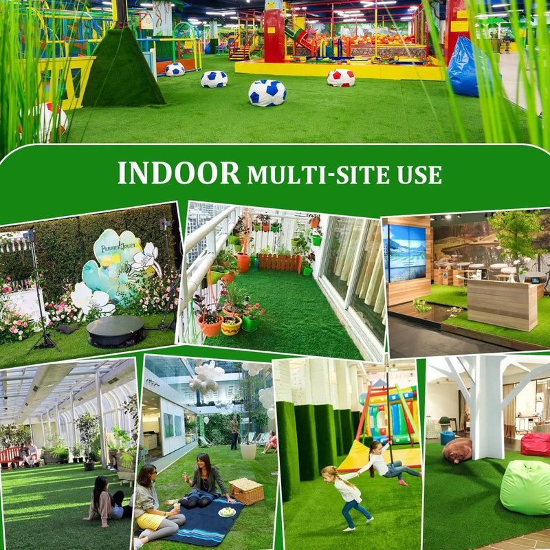 6.5FT X 33FT Outdoor Artificial Grass Runner Rug by HouseOfZazla