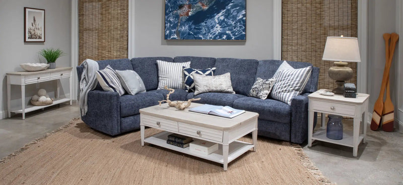 Echo Isles - Lift Top Storage Cocktail Table With Casters - Sea Pearl And Driftwood by Unique Piece Furniture