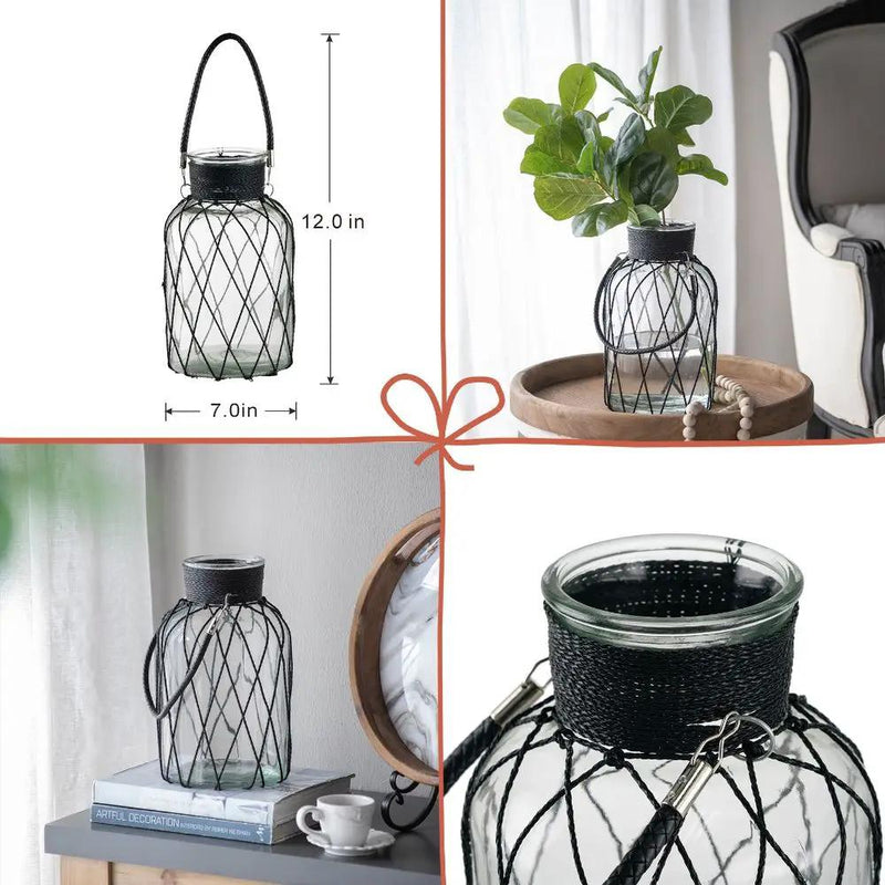 French Country Home Decor Collection (Includes An Artificial Plant, Vase, Trays, Stool And Side Table) (Set of 5) - Multicolor by Unique Piece Furniture