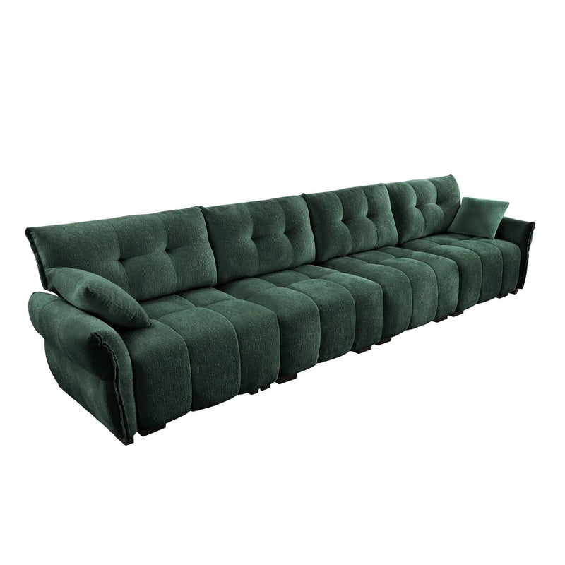 Modern Sofa & Pillows, Textured Cover, High Rebound Cushions by Unique Piece Furniture