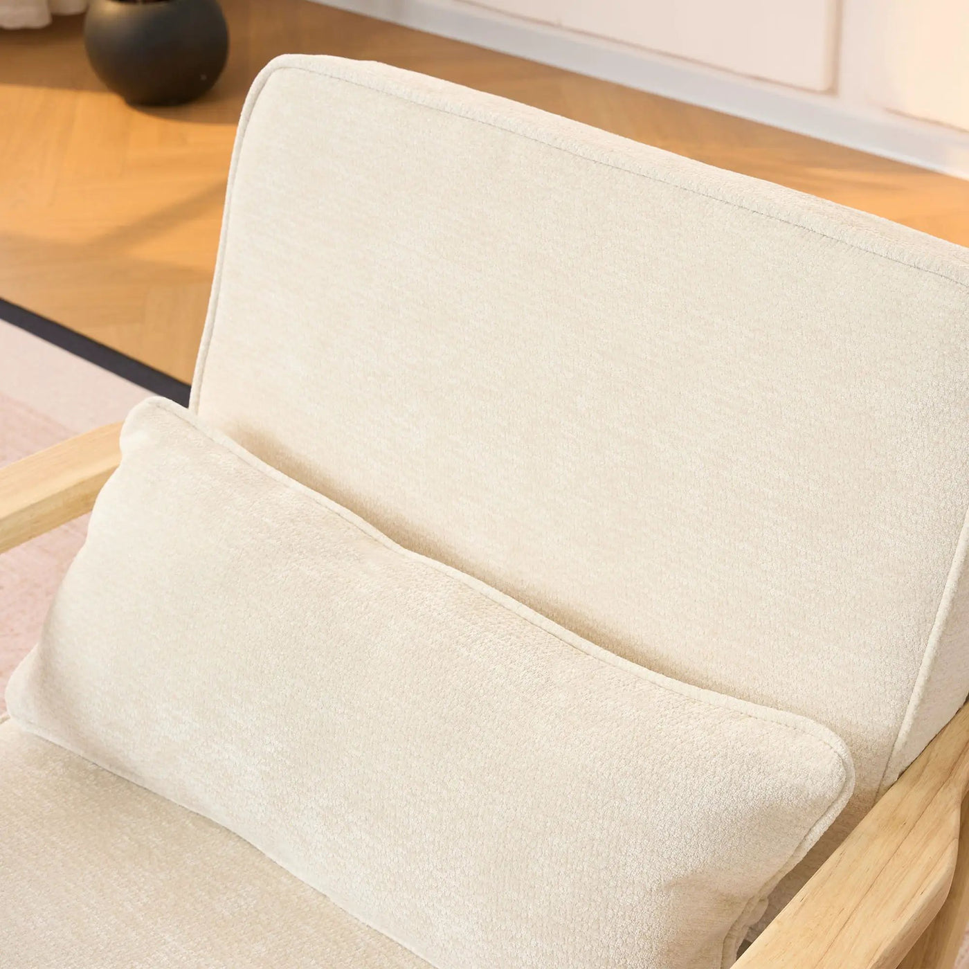 Living Room Chair With Lumbar Pillow by HouseOfZazla