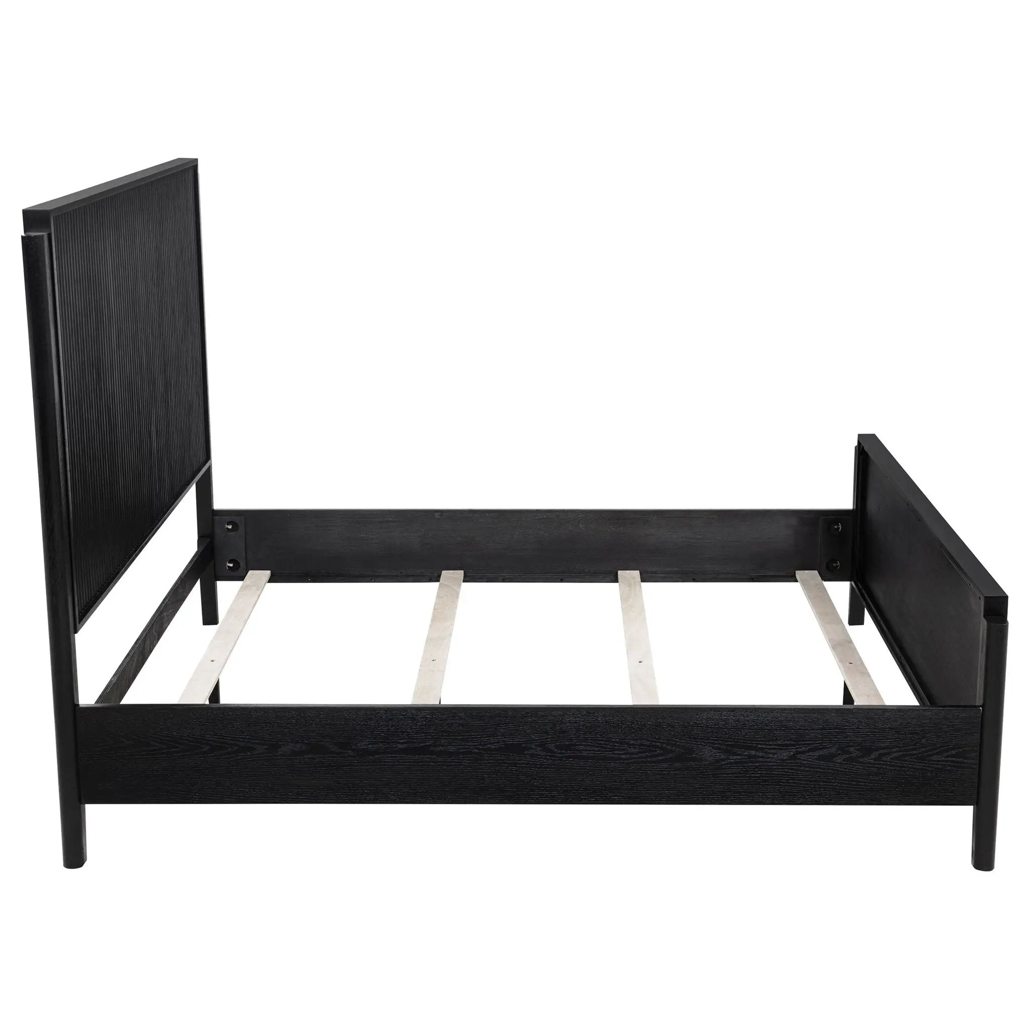 Brookmead Wood Queen Panel Bed Black by Unique Piece Furniture