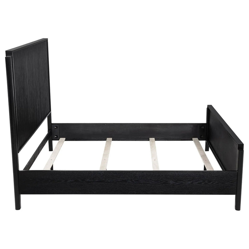 Brookmead Wood Queen Panel Bed Black by Unique Piece Furniture