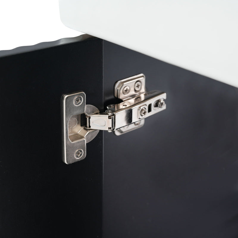 Modern Floating Bathroom Vanity With Ceramic Basin Perfect For Small Bathrooms by HouseOfZazla