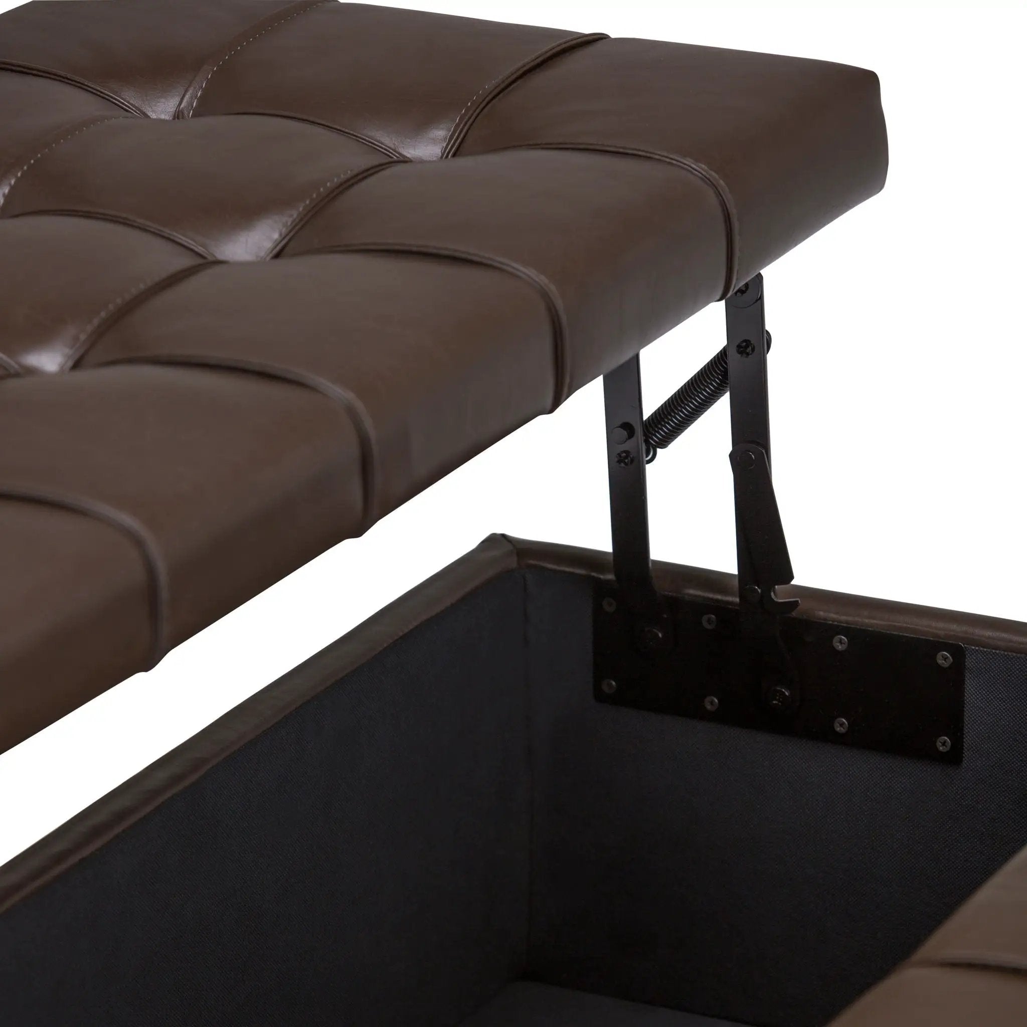Harrison - Upholstered Coffee Table Storage Ottoman by HouseOfZazla
