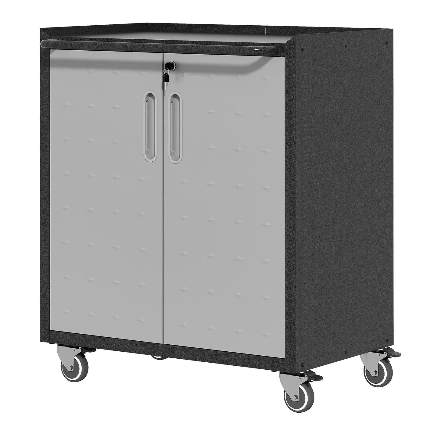 Heavy Duty Metal Garage Storage Cabinet With Wheels Sturdy Tool Organizer by HouseOfZazla