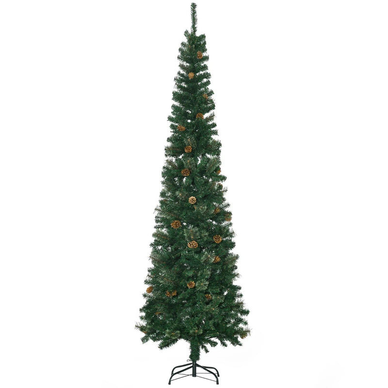 HOMCOM 7.5 Foot Pencil Artificial Christmas Tree by HouseOfZazla