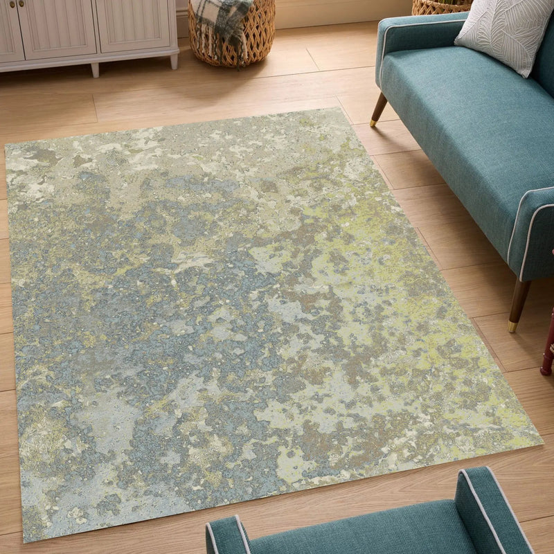 Artistic GC_TRE8016 Lime Area Rug by HouseOfZazla