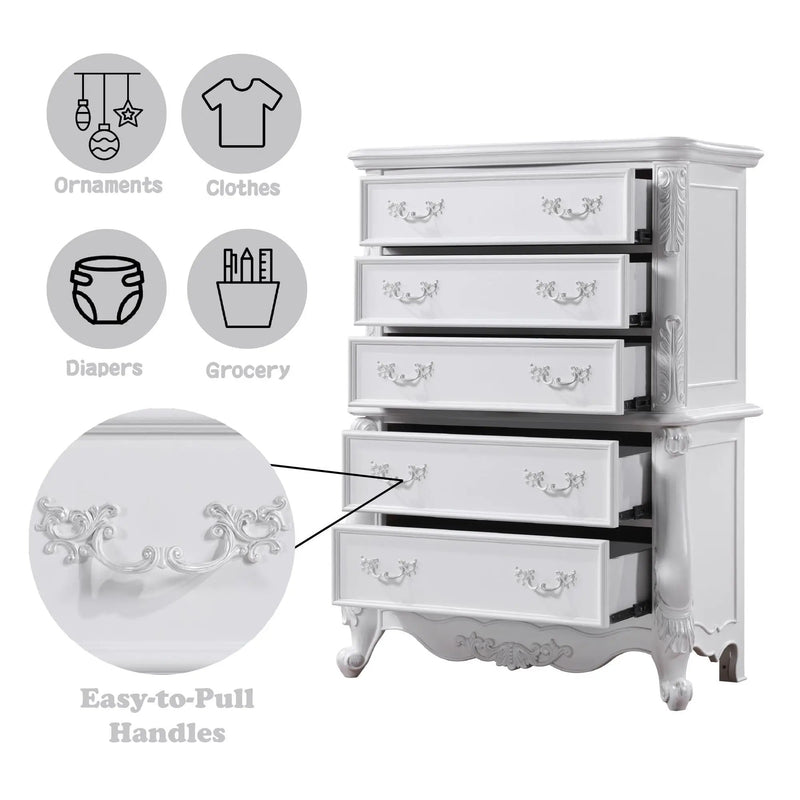 Latisha - Chest - White by Unique Piece Furniture