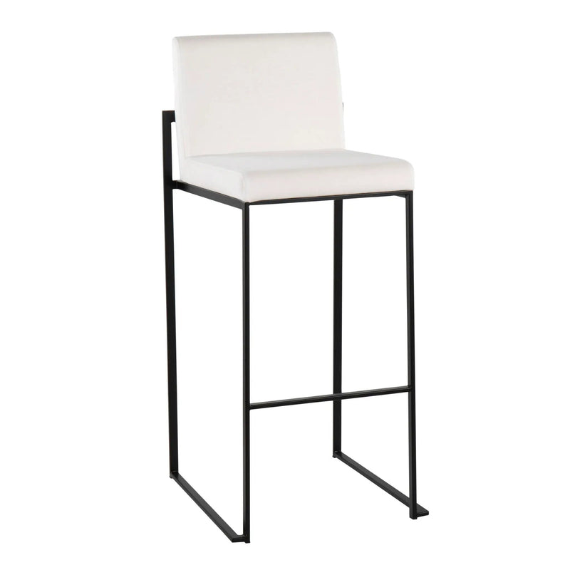 Fuji - Contemporary High Back Barstool Elegant Design by HouseOfZazla