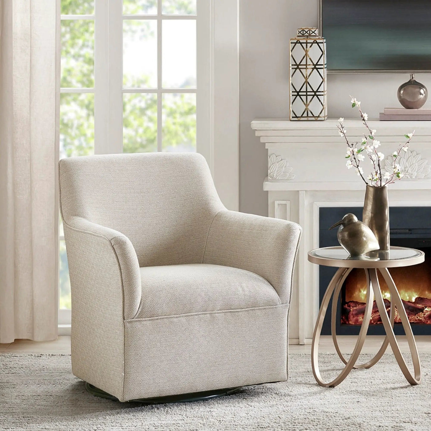 Augustine - Swivel Glider Chair by HouseOfZazla