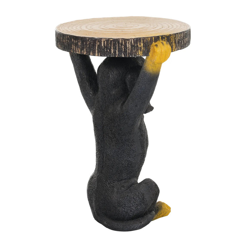 Whimsical Black Dog MGO Side Table by HouseOfZazla