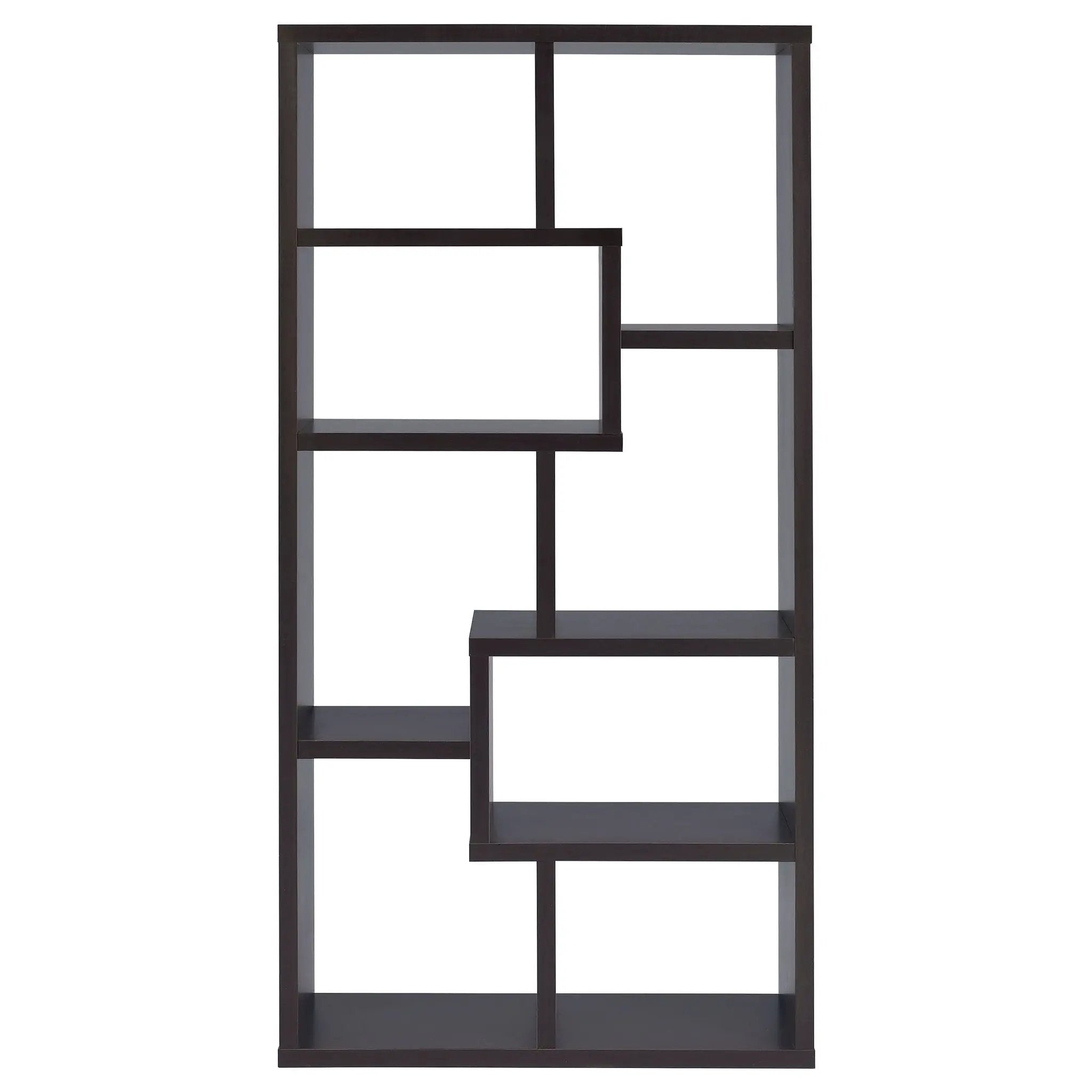 Theo 71-inch 6-shelf Bookshelf Cappuccino by Unique Piece Furniture