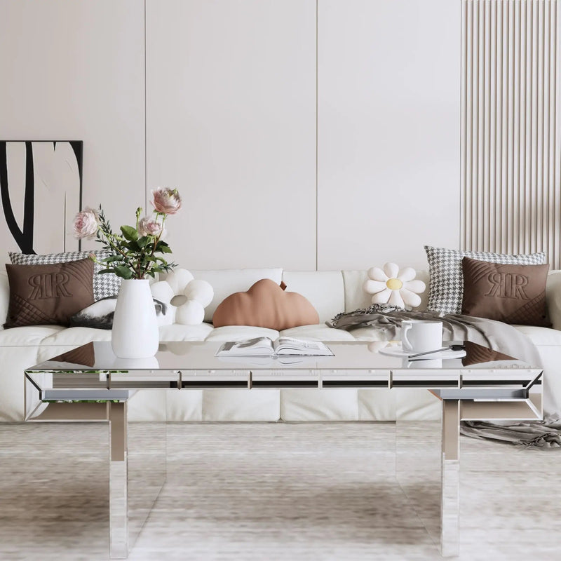American Vintage Industrial Coffee Table, Double Tier Design by Unique Piece Furniture