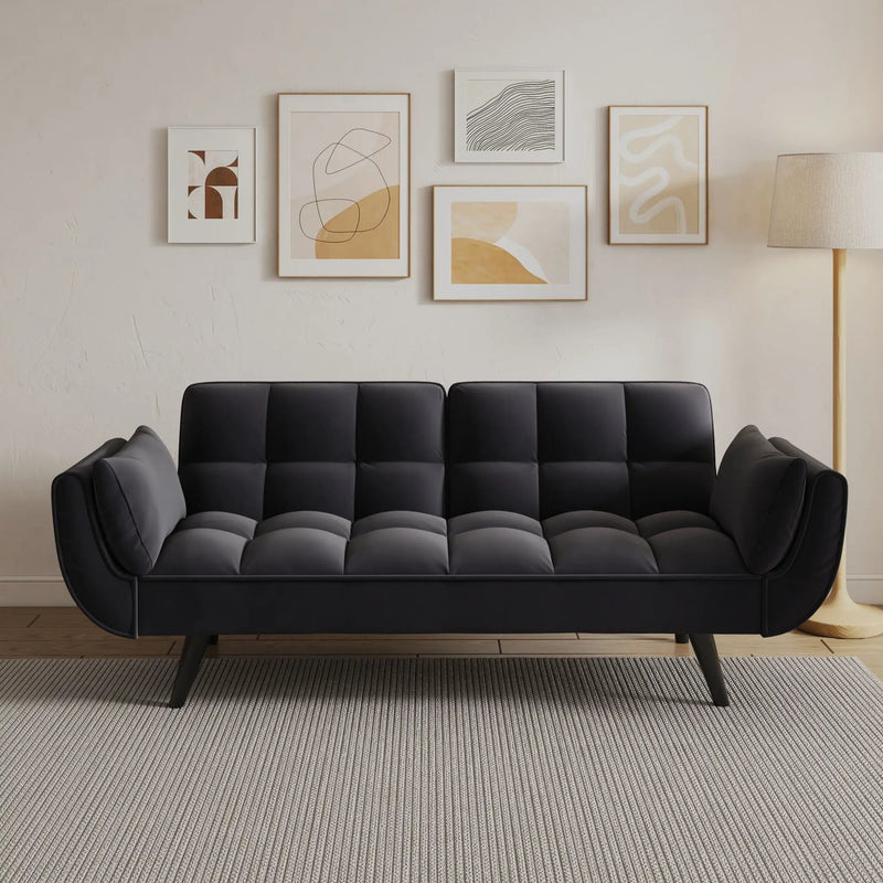 Sofa Soft Two Armrests Throw Pillow Pillow Comfortable Fit Apartment Bedroom Small Space by Unique Piece Furniture