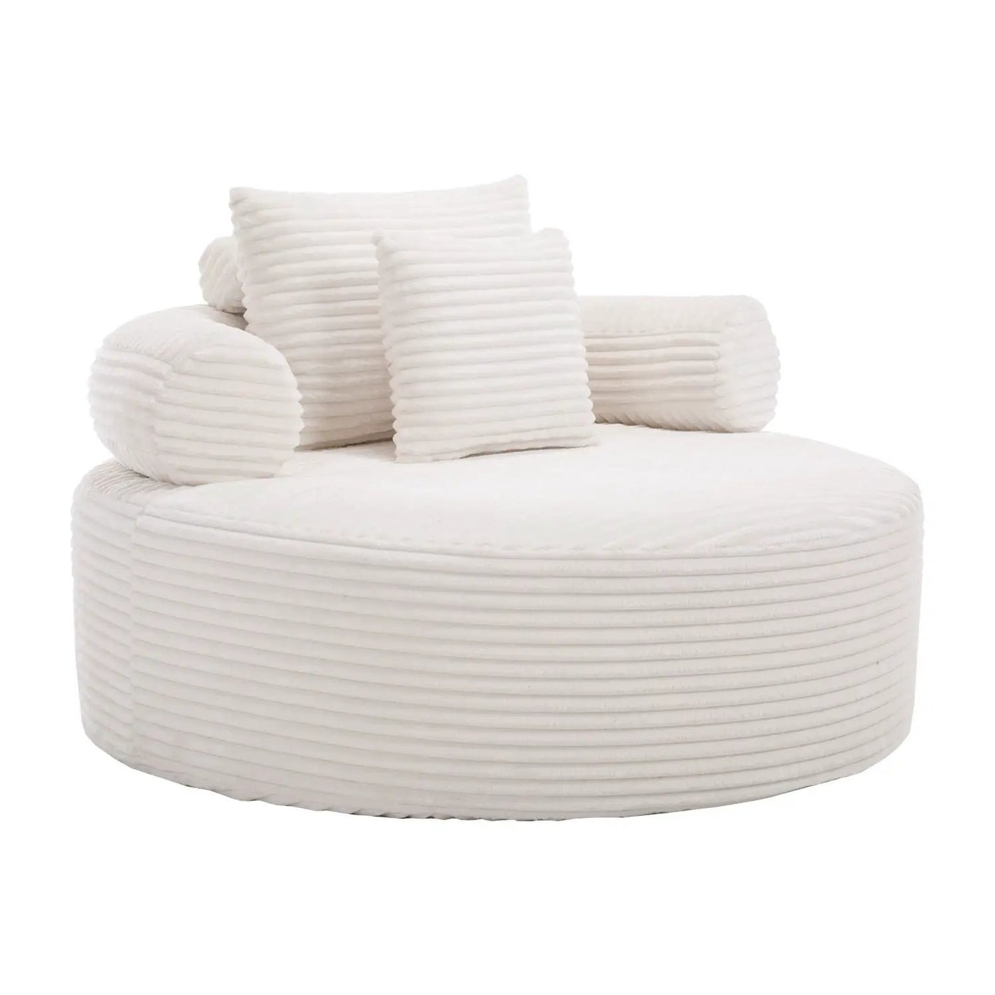 Round Sofa Bed With 3 Pillows For Living Room by HouseOfZazla