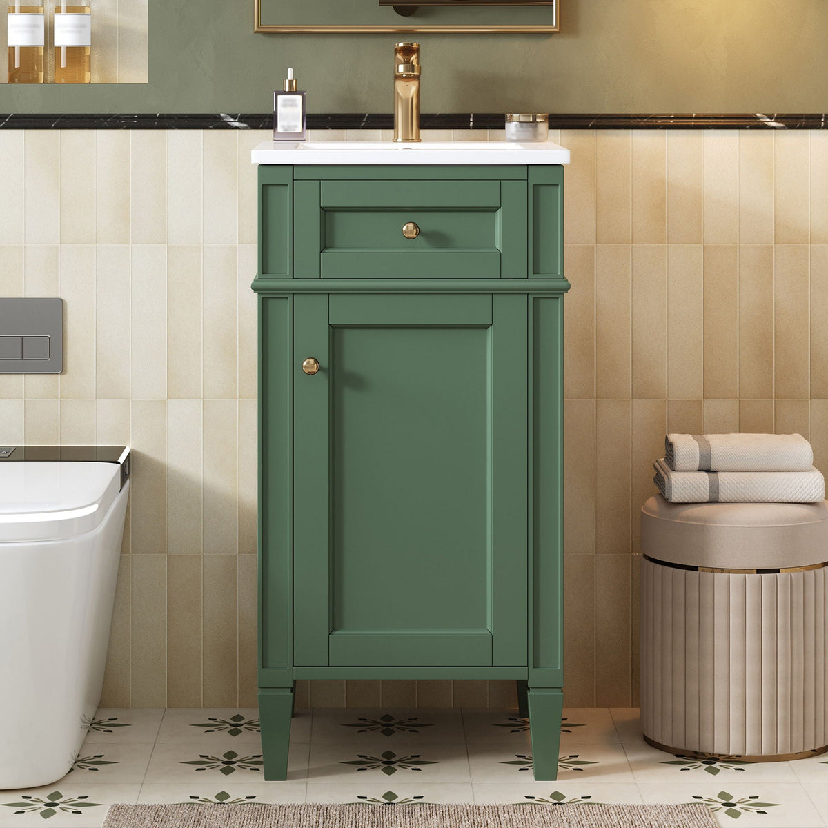 French Style Bathroom Vanity With Sink, photo 15 of 21