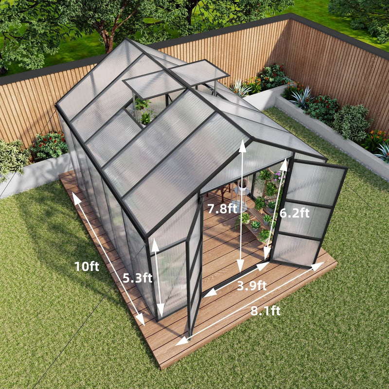 Gain Height Windproof house All Season Outdoor Garden Shelter by HouseOfZazla