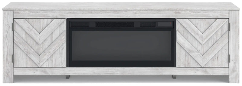 Cayboni - LG TV Stand With Fireplace Option by Unique Piece Furniture