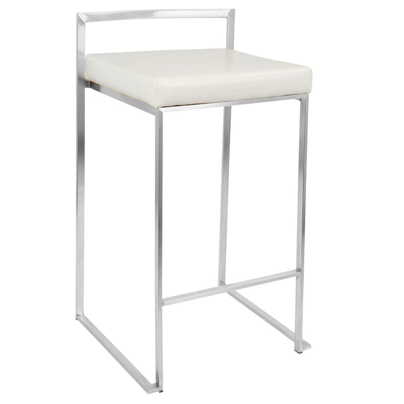 Fuji - Contemporary, Stackable Elegant Counter Stool (Set of 2) by Unique Piece Furniture