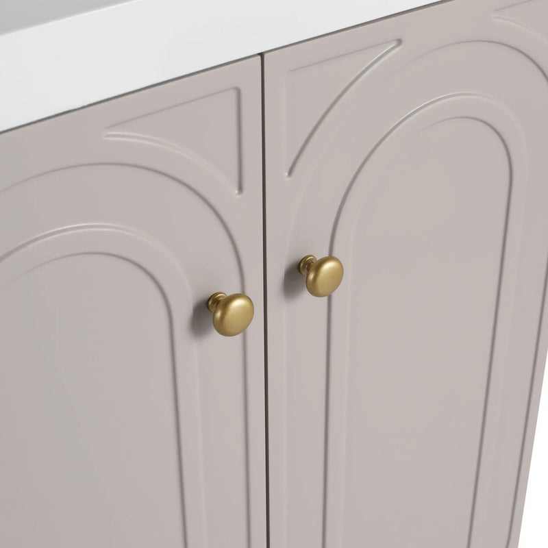 Modern Freestanding Bathroom Vanity With Soft Close Cabinet Doors