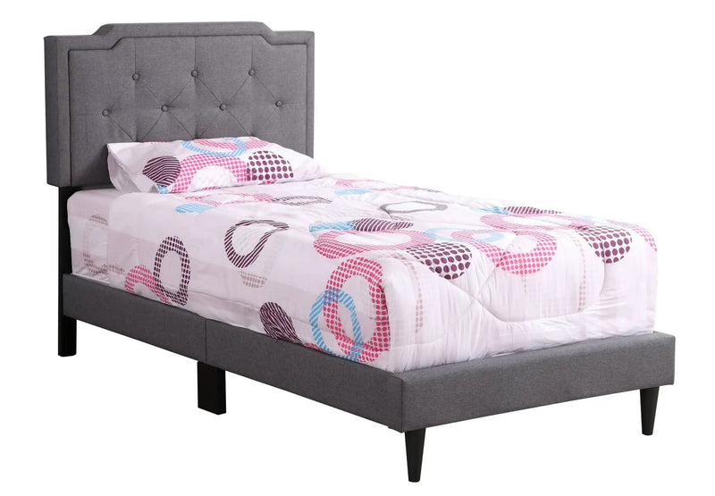 Button Tufted Bed Charming For Cozy Spaces by Unique Piece Furniture