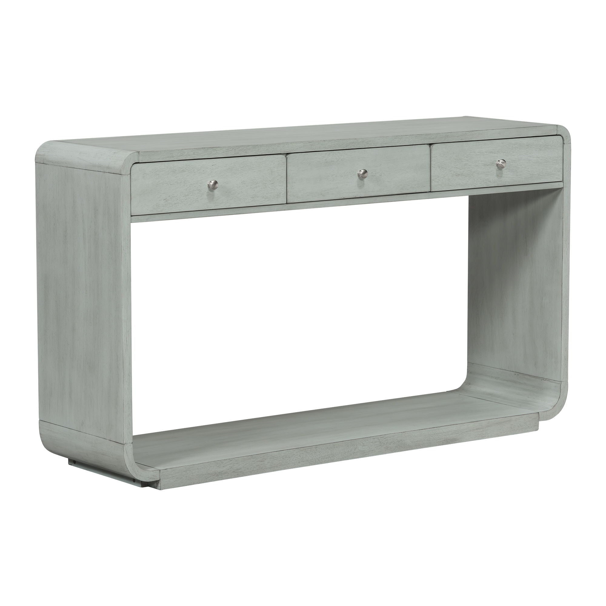 Console Table With 3 Drawers And Display Shelf by HouseOfZazla
