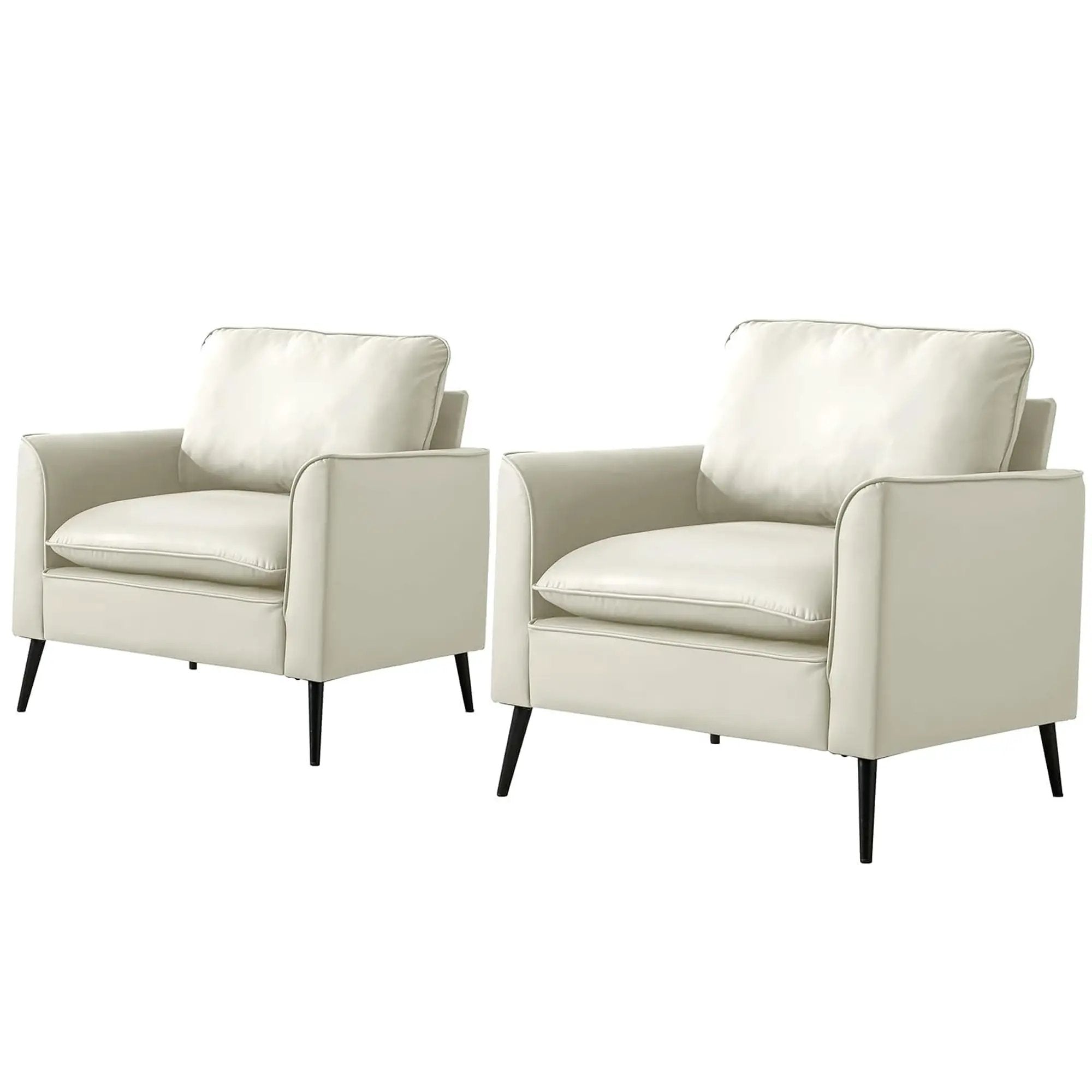 TS Cat Paw Leather Upholstered Sofa 2PC by HouseOfZazla