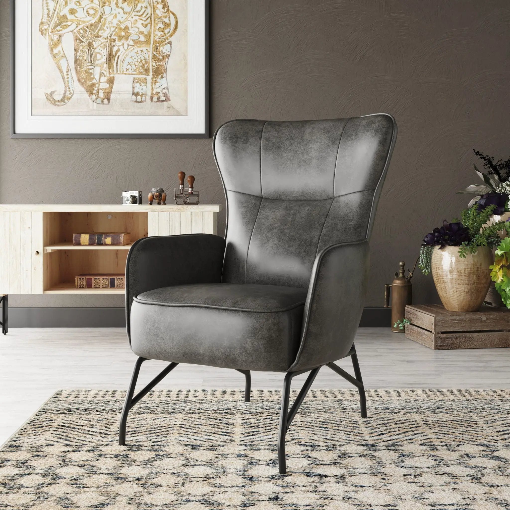 Contemporary Style Accent Chair by HouseOfZazla