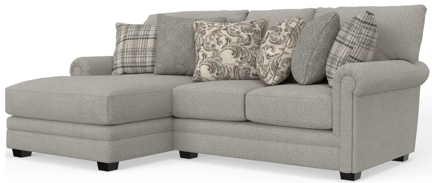 Livingston - Sectional With Comfort Coil Seating And Accent Pillows Included by Unique Piece Furniture