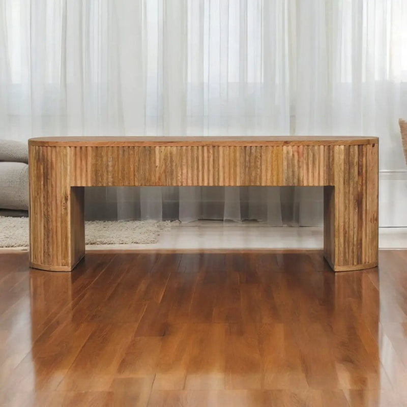 Solid Wood Soba Straight Media Unit by HouseOfZazla