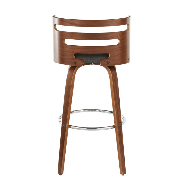 Cosini - Mid Century Modern Fixed Height Barstool With Swivel (Set of 2) by Unique Piece Furniture