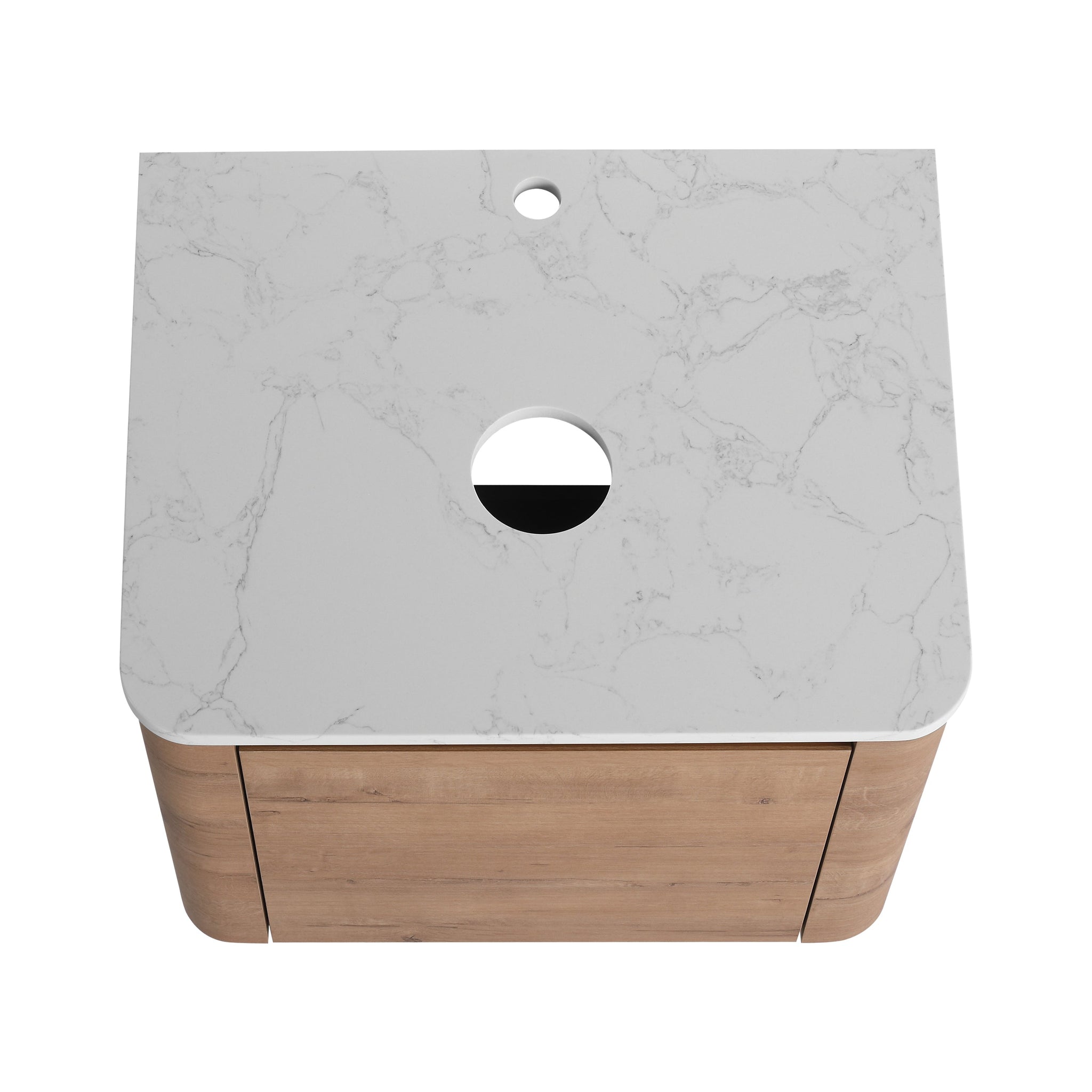 24'' Wall-Mounted Bathroom Vanity with Soft-Close Door by HouseOfZazla