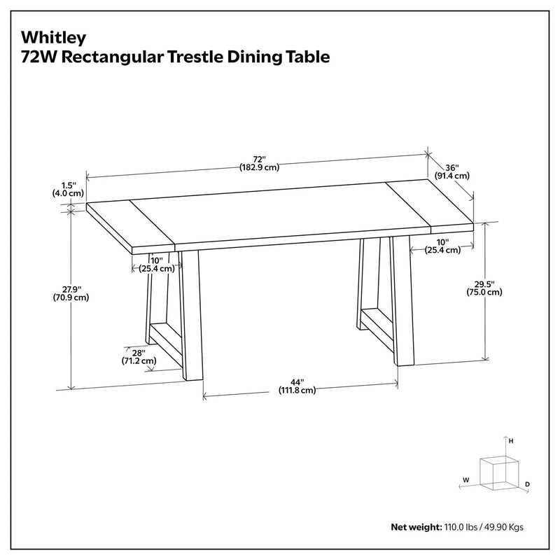 Whitley - Dining Table by Unique Piece Furniture
