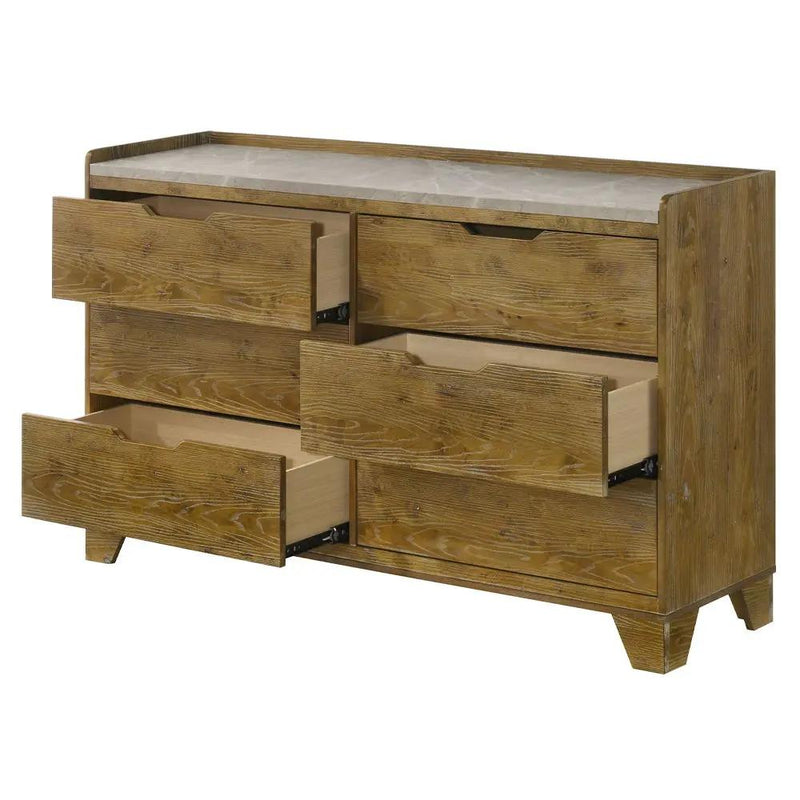 Garcia - Dresser - Light Brown by Unique Piece Furniture