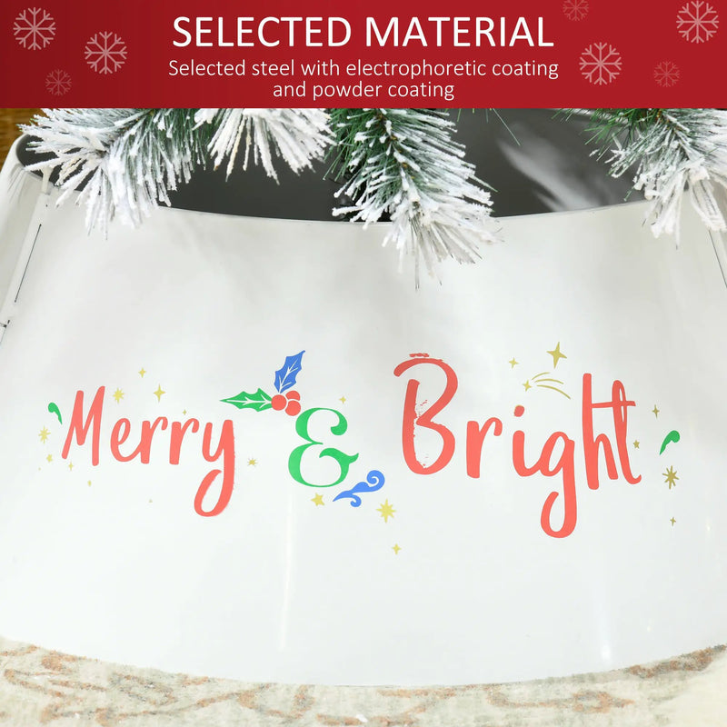 HOMCOM 26 Inch Christmas Tree Collar Ring, Stand Cover for Decor by HouseOfZazla