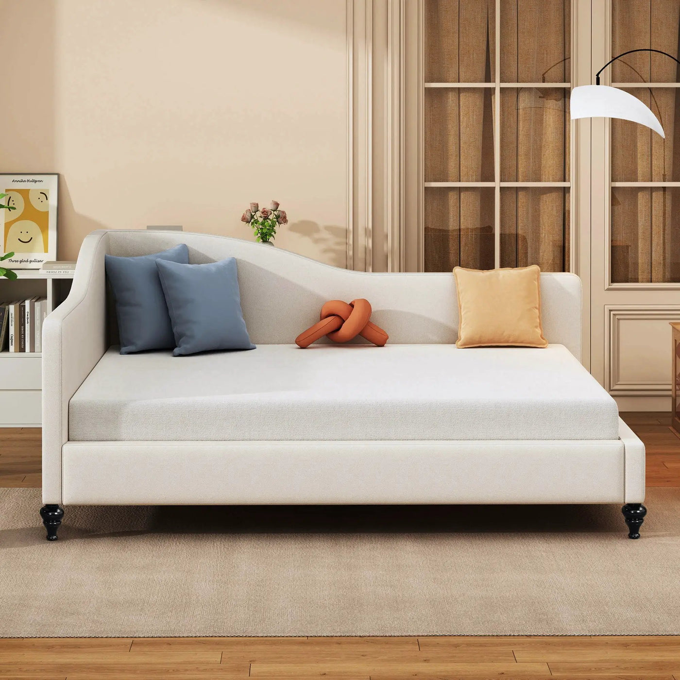 Modern L Shaped Daybed With Legs by Unique Piece Furniture