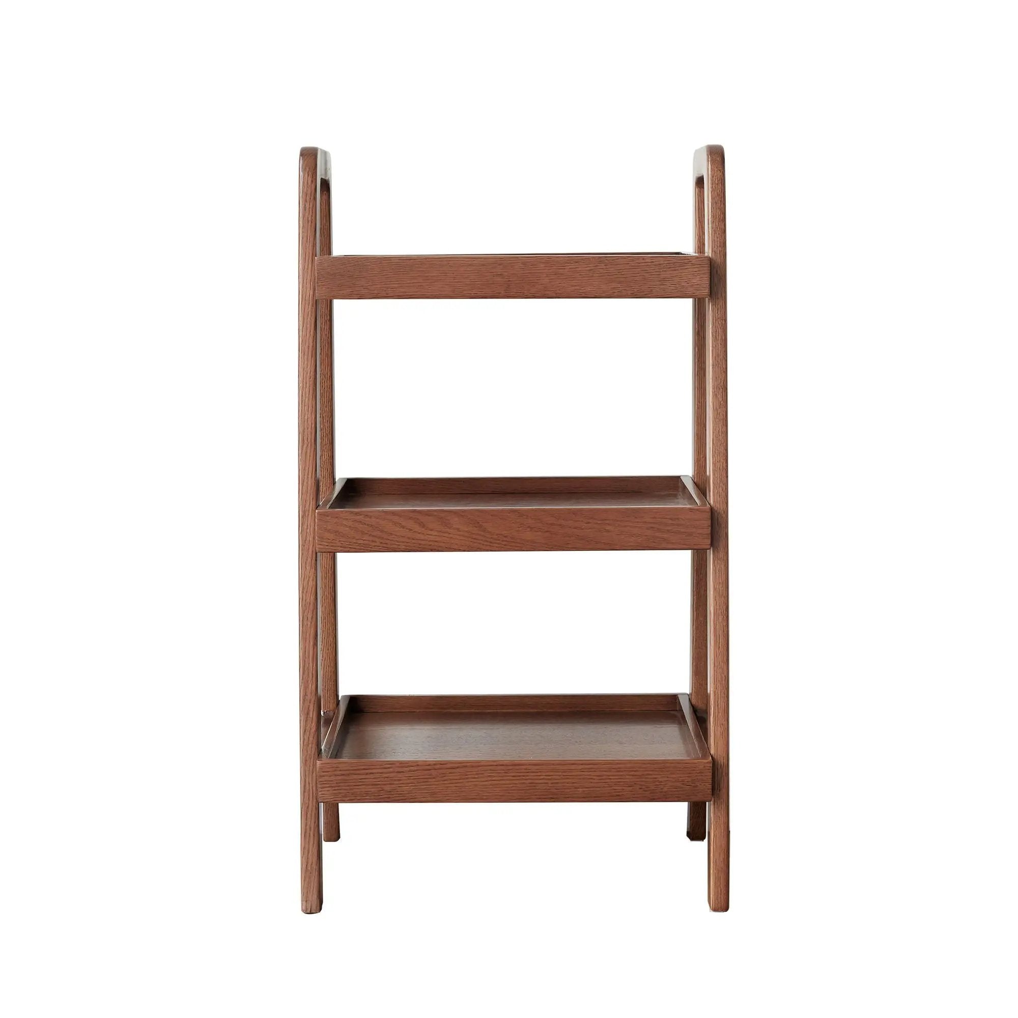 Premium Storage Organizer, 3-Tier Beech Shoe Rack For Entryway, Living Room - Walnut by HouseOfZazla