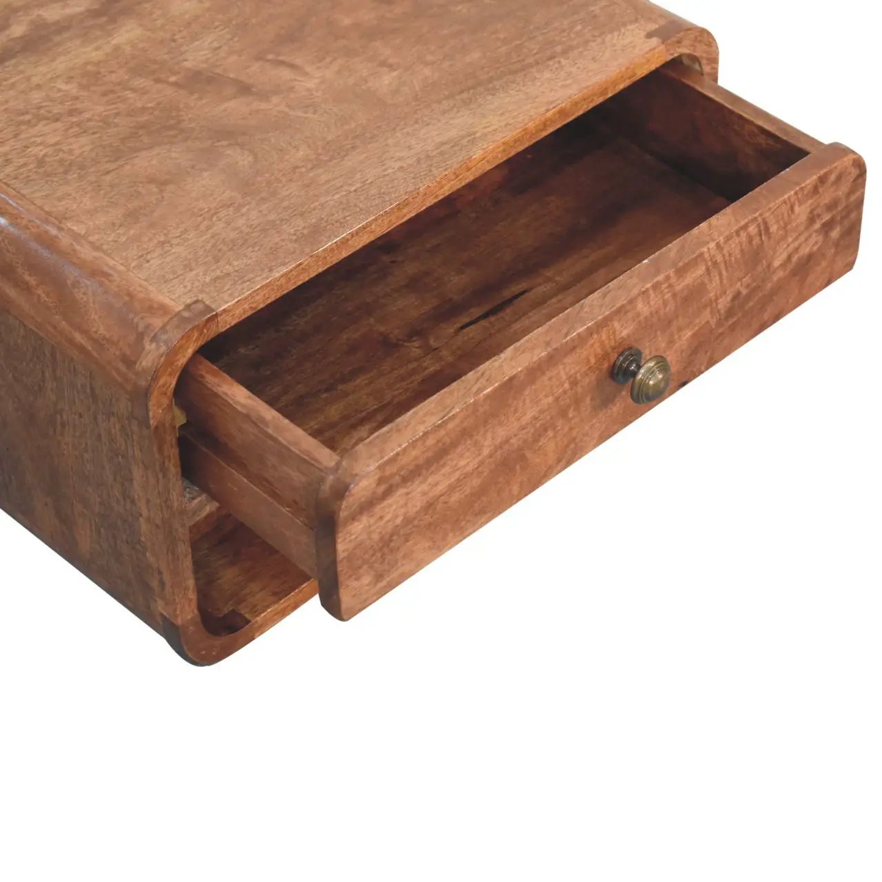 Curve Upper Slot Floating Nightstand by Unique Piece Furniture