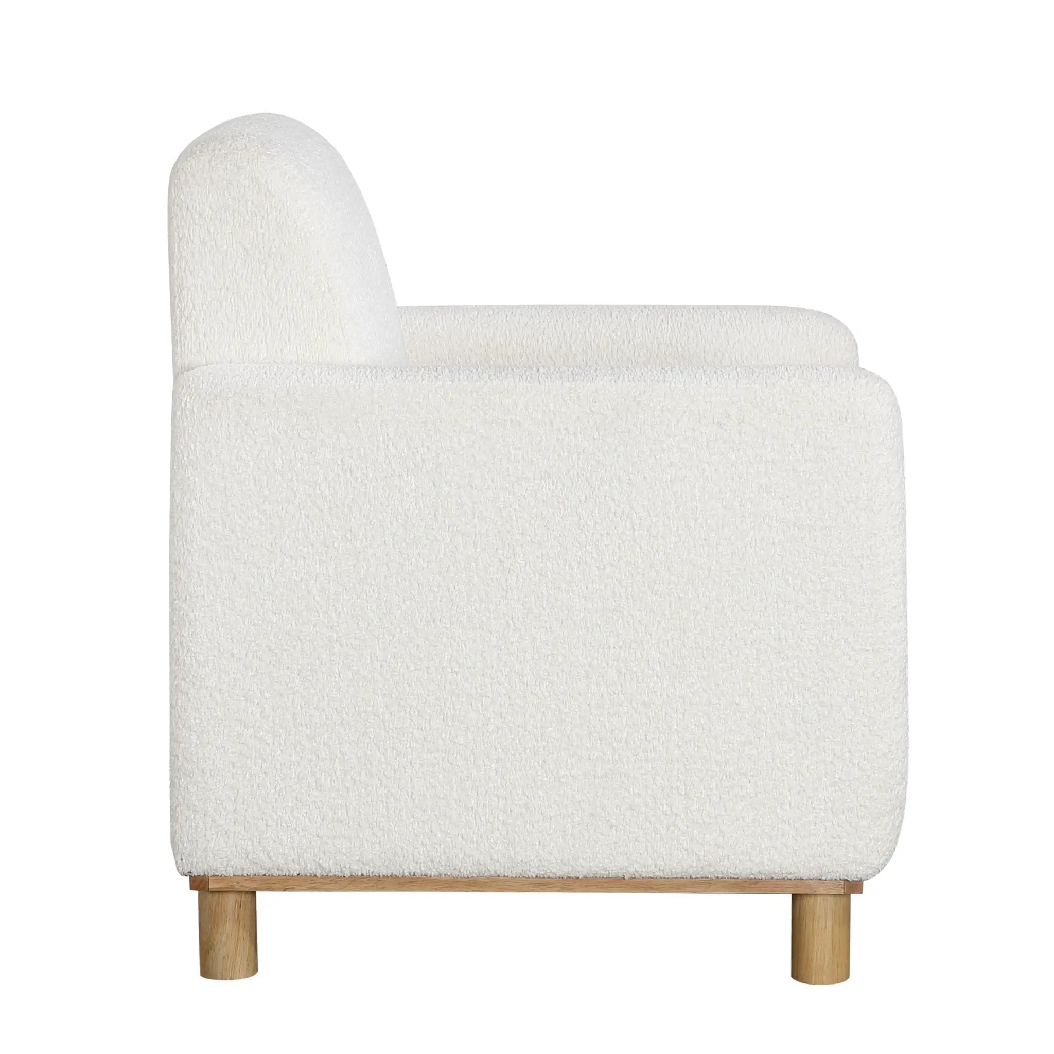 Mason - Arm Chair - White by HouseOfZazla