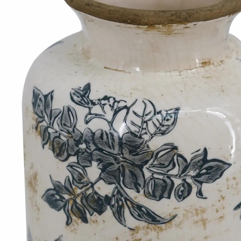 Vintage Inspired Ceramic Accent Vase by HouseOfZazla