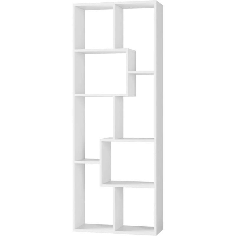 Asymmetrical Display Shelf & Bookcase, 5 Tier by Unique Piece Furniture