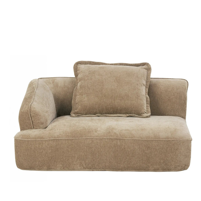 122" Modern L-Shaped Sectional Sofa with Chaise Lounge by HouseOfZazla