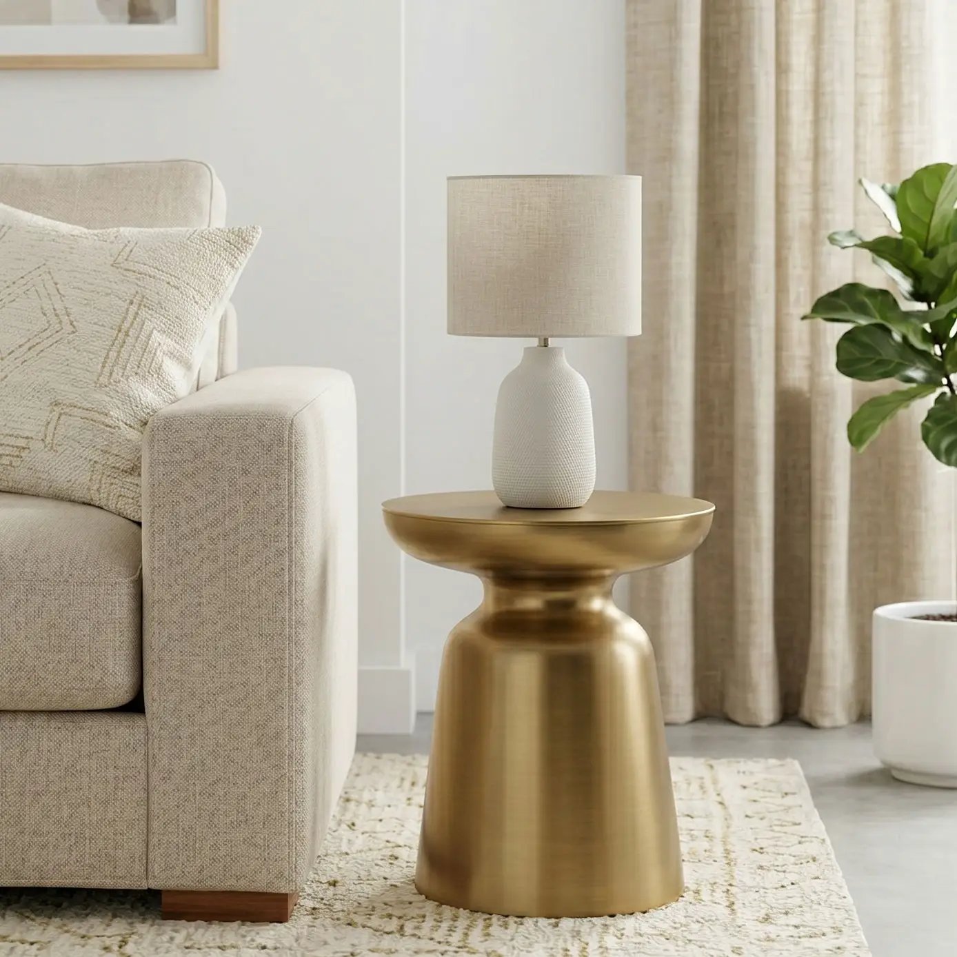 Toby - Handcrafted Metal Accent Table by HouseOfZazla