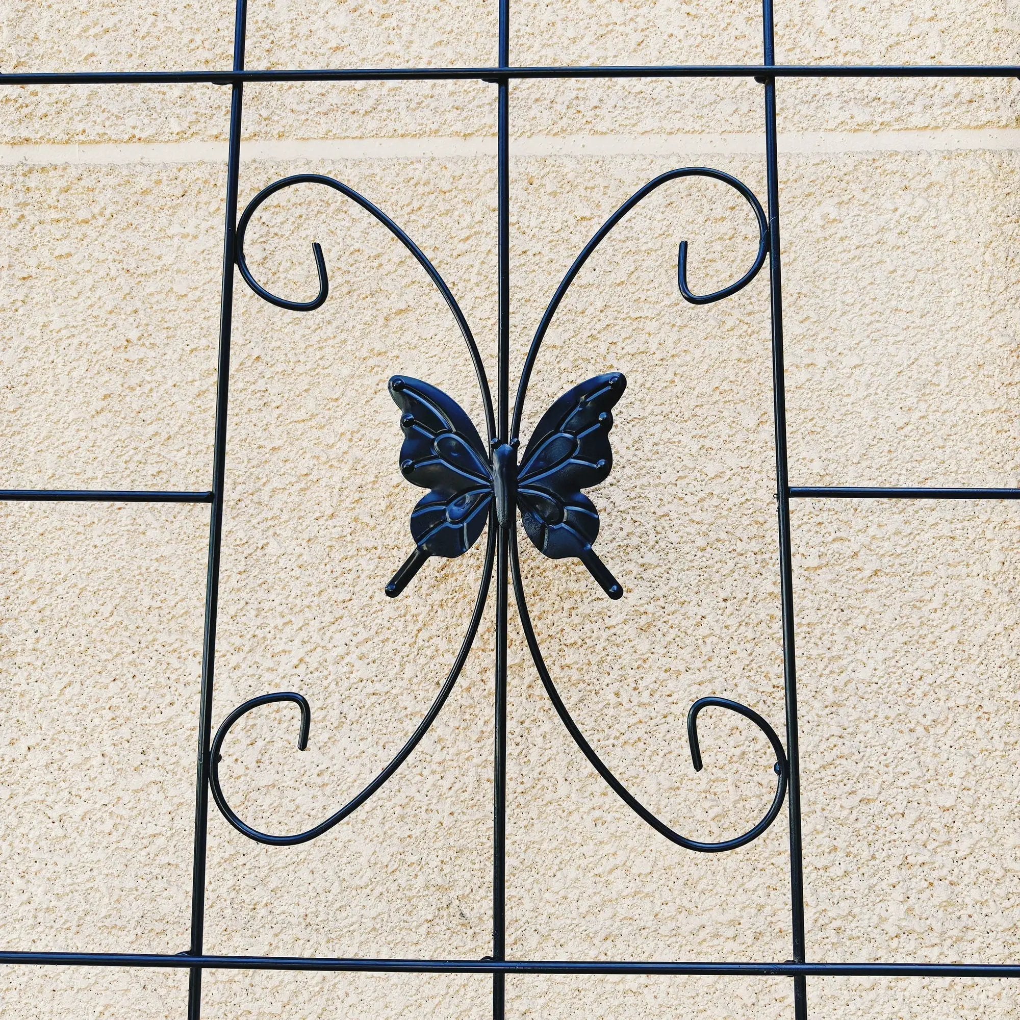 Garden Metal Trellis Rustproof Trellis For Climbing Plants Outdoor Flower Support by HouseOfZazla