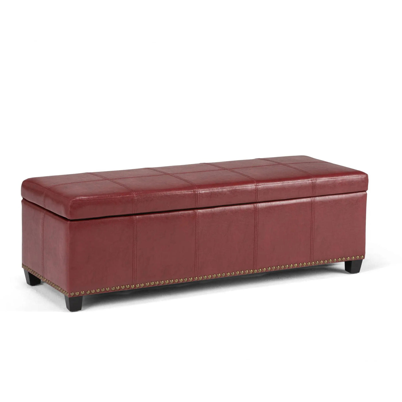 Kingsley - Upholstered Large Storage Ottoman by HouseOfZazla
