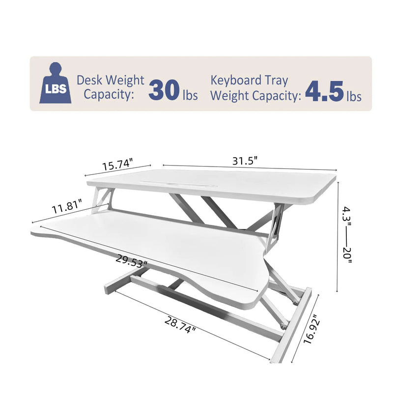 32 Inch Desk Converter by HouseOfZazla