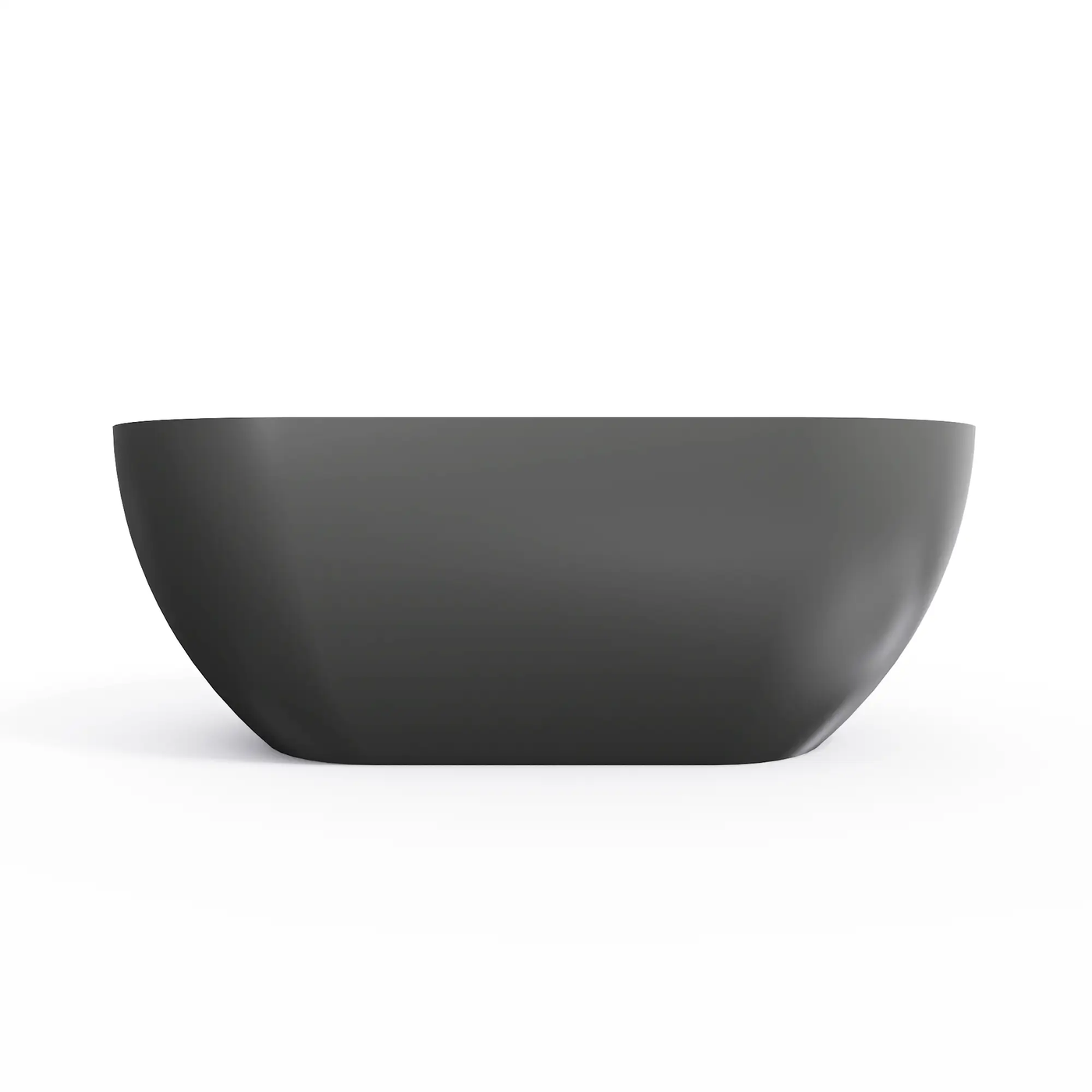 59 Inch Solid Surface Oval Freestanding Bathtub by HouseOfZazla