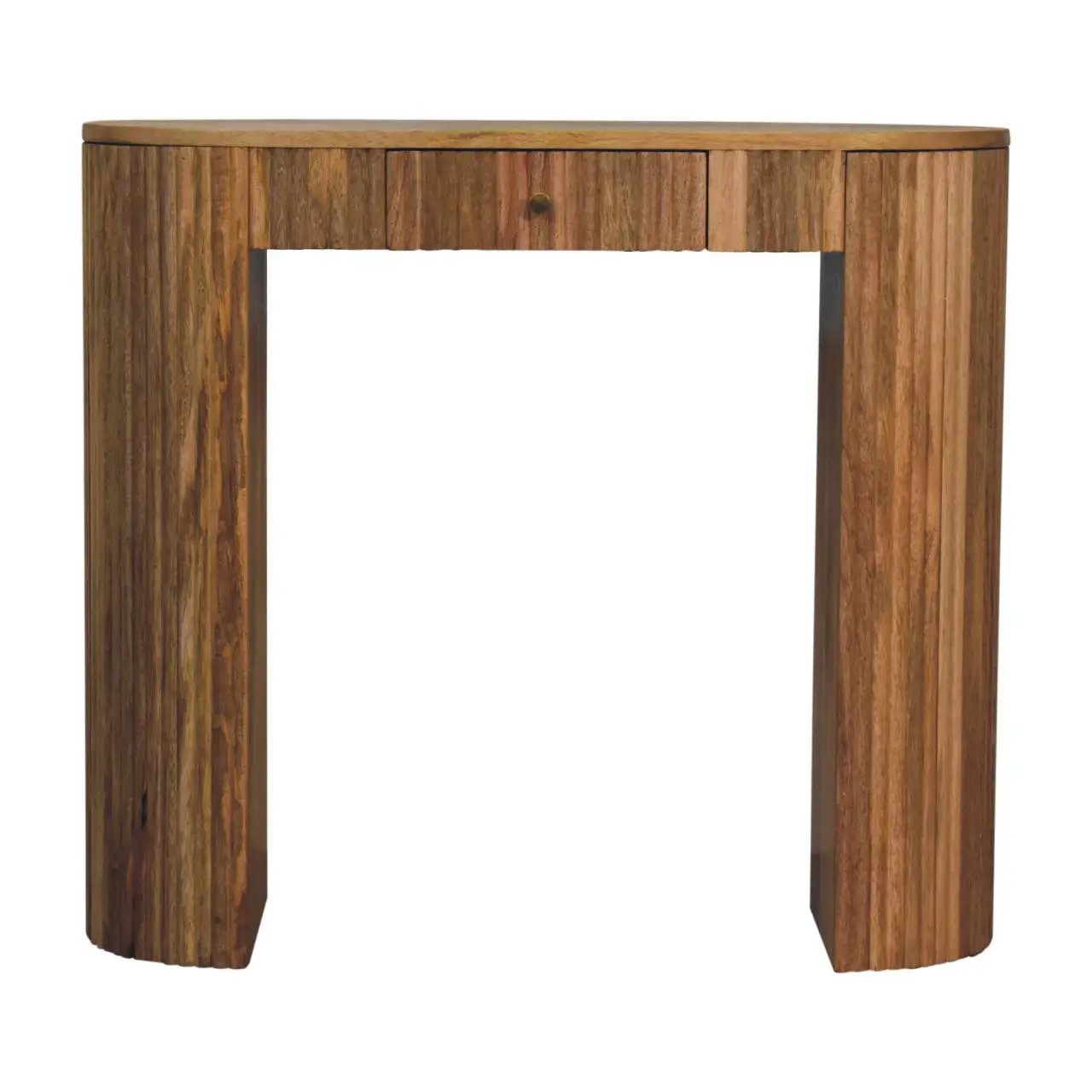 Solid Wood Soba Straight Console Table, 1-Drawer by HouseOfZazla
