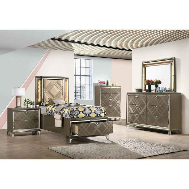 Skylar - Chest - Champagne by Unique Piece Furniture
